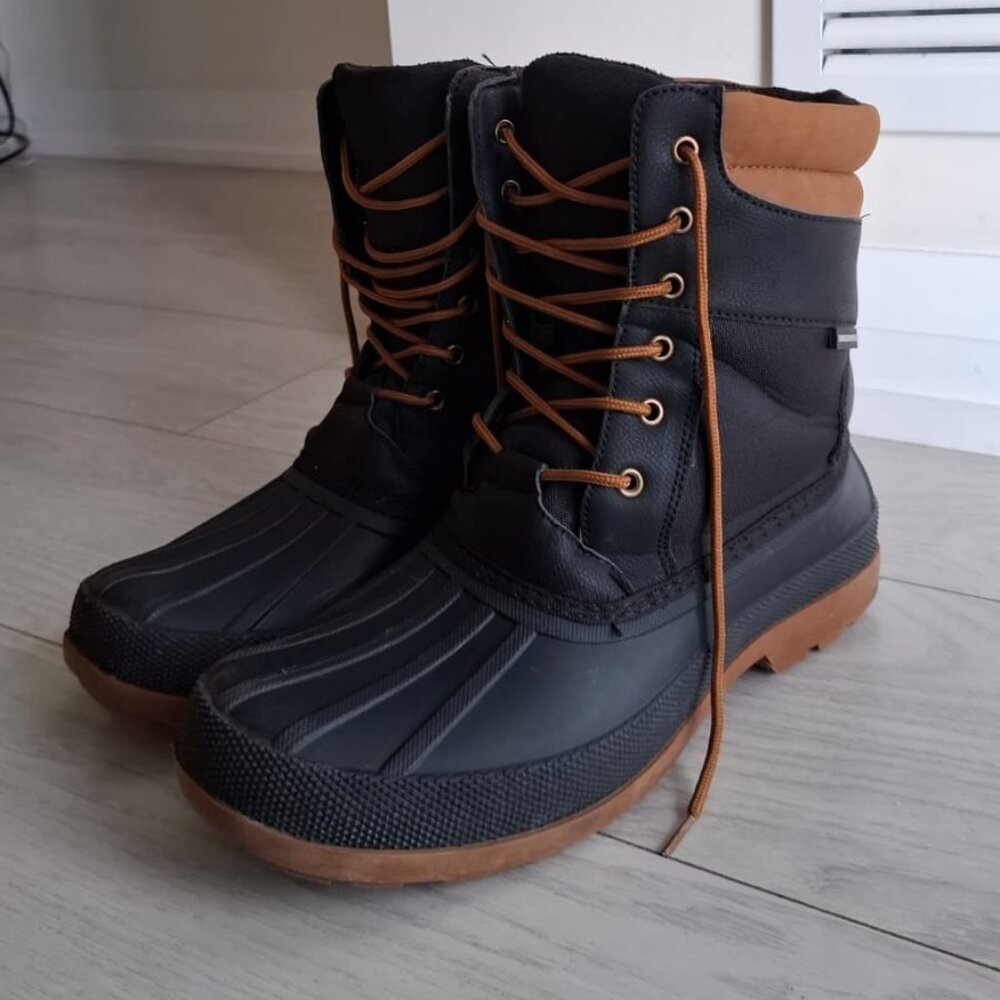 Elements Men's Waterproof Mid Lace Winter Commuter Boot